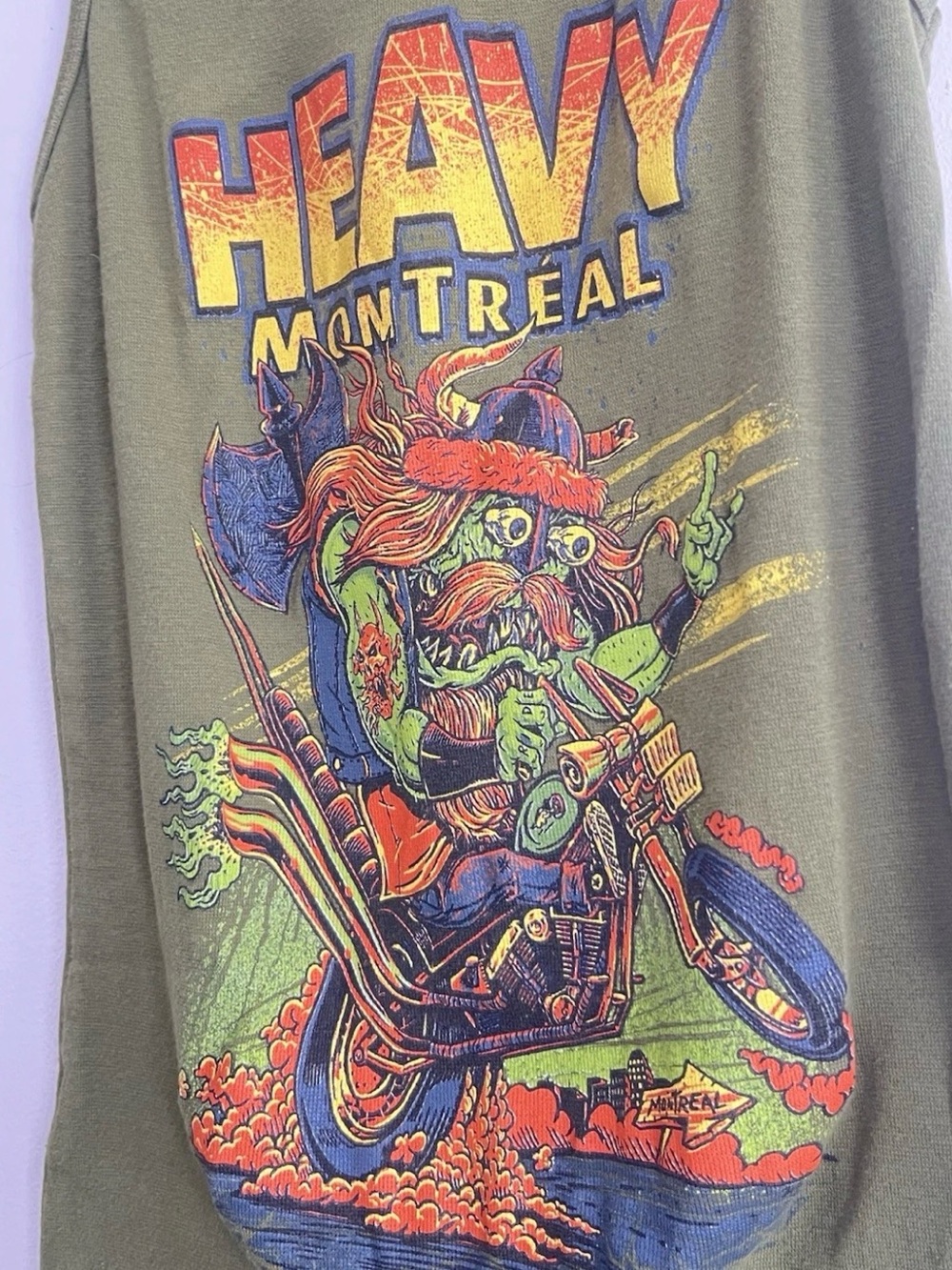 Heavy Montreal Tour 2014 Tank Top Size M (fits Small)